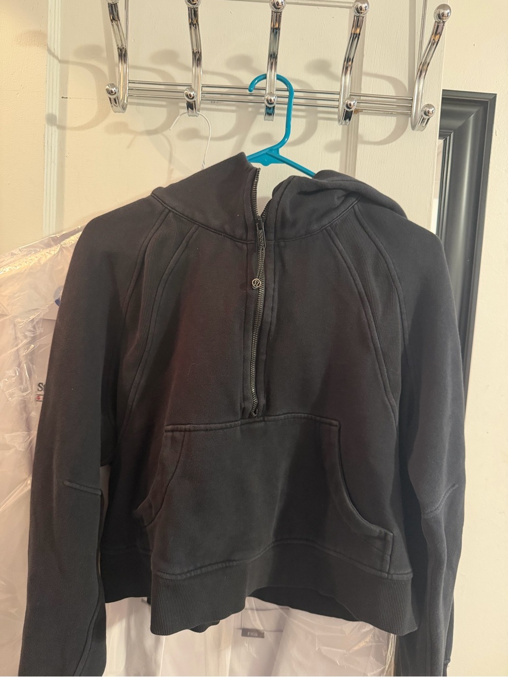 lululemon athletica Black Half-Zip Hoodie